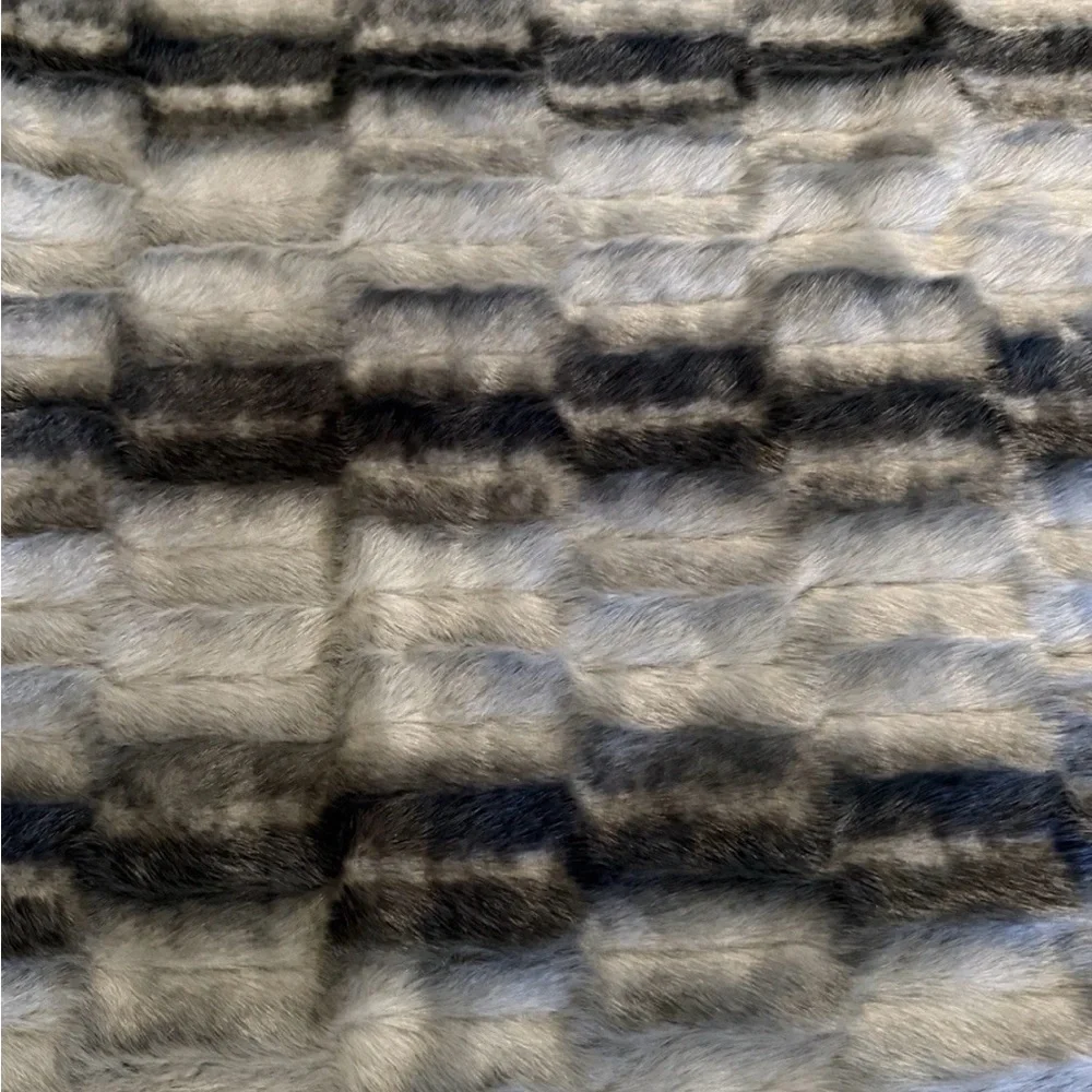 West Elm Soft Gray Throw Blanket